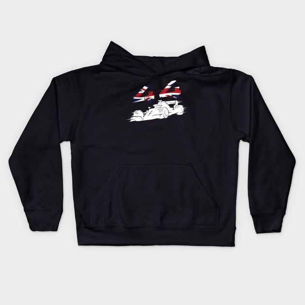 We Race On! 44 [Flag] Kids Hoodie by DCLawrenceUK